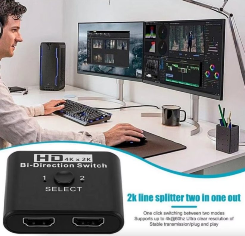 HDMI Splitter, 4K x 2K, obousměrný