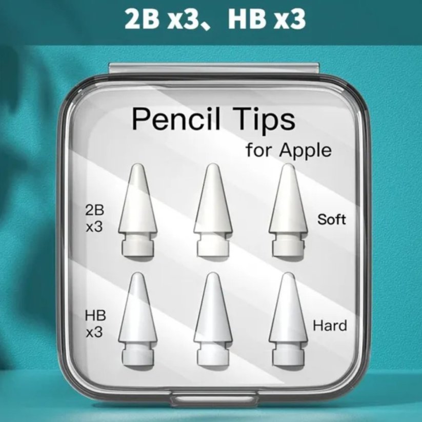 Hroty pro Apple Pencil Pen, 2B, HB x3