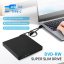 AMMTOO Externí DVD jednotka USB A/USB C 2.0/3.0, přenosná