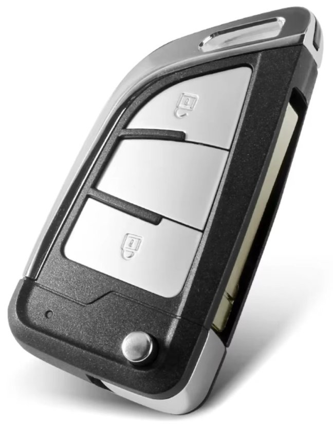 KEYYOU pouzdro klíče VW Škoda, flip, 2 tlačítka, modifikace 2