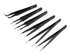 ESD antistatické pinzety - sada 6 kusů
