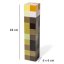 Minecraft lampa - pochodeň svítící 4 barvami