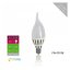 Whitenergy LED žárovka 6 x SMD CA37 E14 3W bílá mléčná teplá – svíčka
