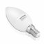 Whitenergy LED žárovka SMD2835 C37 E14 3W bílá mléčná studená - svíčka