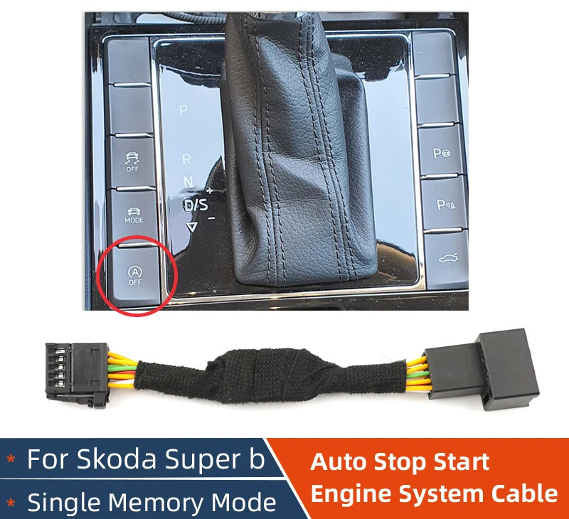 Škoda Superb III automatická deaktivace Start/Stop, paměťový kabel