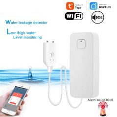 Wofea Tuya Smart WiFi detektor vody se zvukovým alarmem