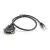 RS232 DB9 to RJ45 8P8C serial cable, 60cm