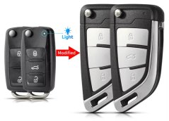 KEYYOU pouzdro klíče VW Škoda, flip, 2 tlačítka, modifikace 2