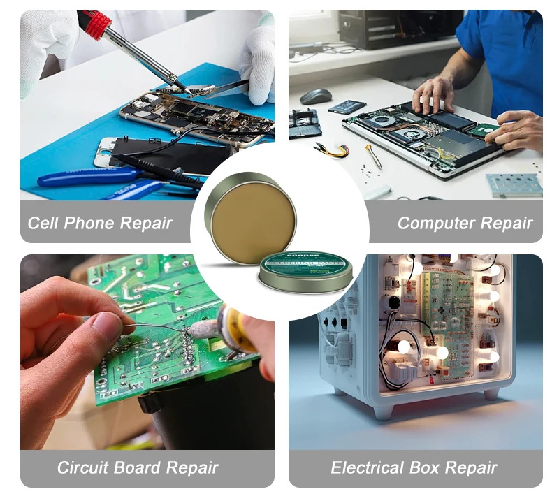 Pájecí pasta 100g, středněteplotní, bezolovnatá