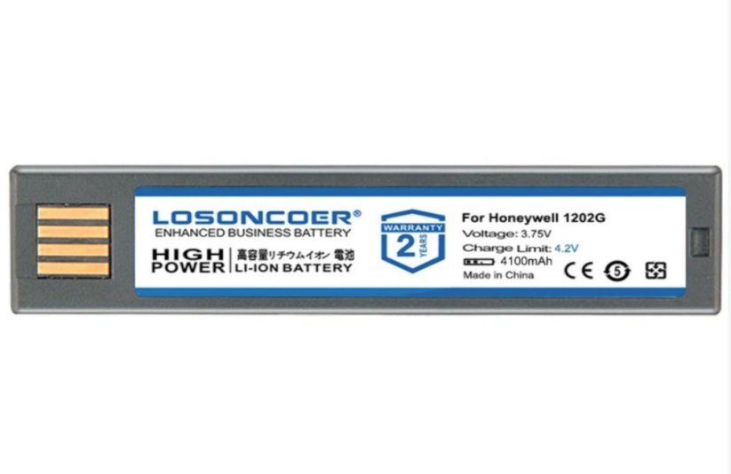 LOSONCOER baterie 3.75V 4100mAh pro Honeywell 1202g 1472 1902 3820 3820I 4820 4820I 6320