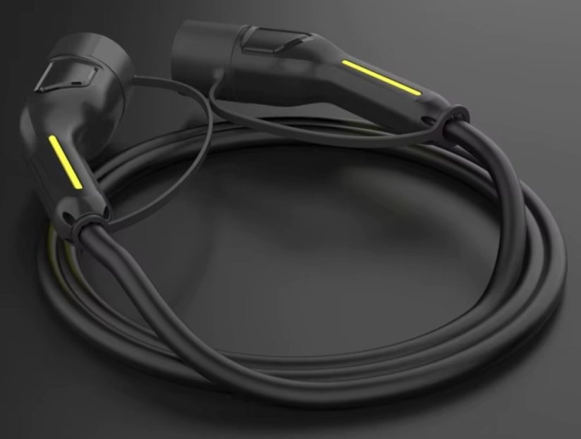 ANDAIIC EV nabíjecí kabel, 16A 3-fázový, 11KW, délka 5m, Typ 2 / Typ 2