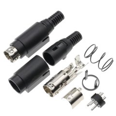 DIN 3Pin Male DC Power konektor, 24V