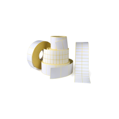 Etikety SLE (TT) 75 x 38 mm, papír, 40/2500, samolepící štítky pro termotransferové tiskárny
