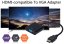 HD 1080P HDMI - VGA redukce, 15cm