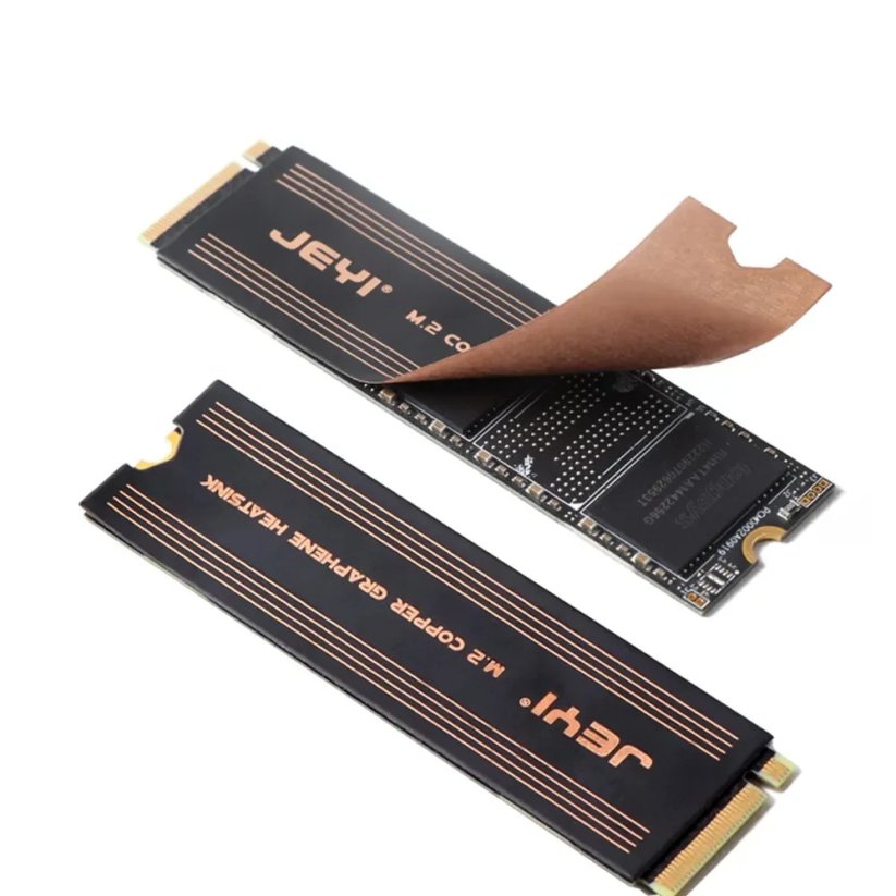 JEYI Grafenový chladič M.2 SSD, NVMe NGFF 2280, 2ks
