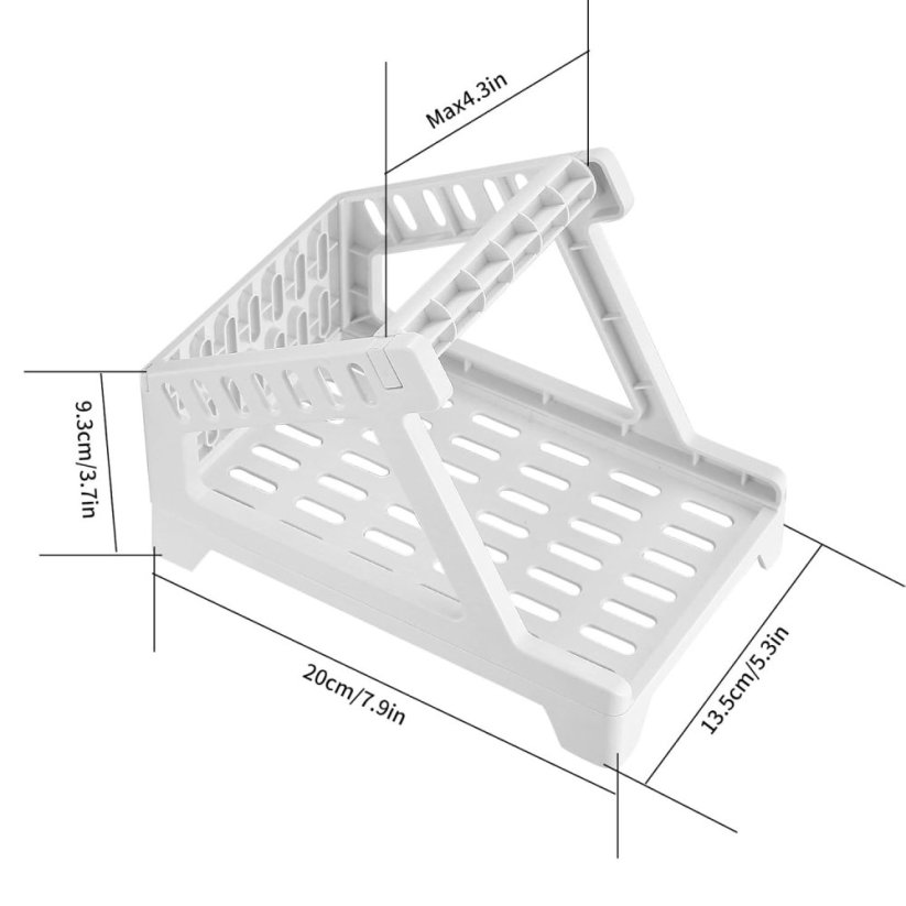 Stojan na etikety, světlý, pro role a skládané štítky, plast