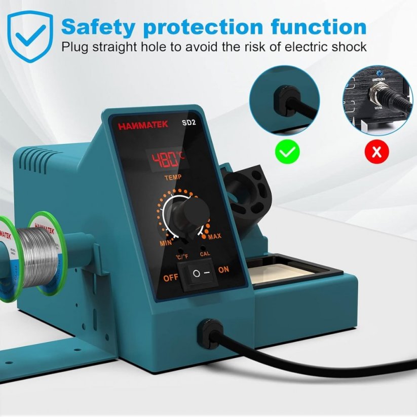 HANMATEK SD2 digitální pájecí stanice 60W