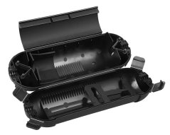 Bezpečnostní kryt prodlužovacího kabelu - kapsle, venkovní, černý