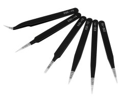 ESD antistatické pinzety - sada 6 kusů