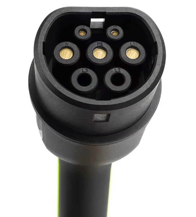 ANDAIIC EV nabíjecí kabel, 16A 3-fázový, 11KW, délka 5m, Typ 2 / Typ 2