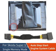 Škoda Superb III automatická deaktivace Start/Stop, paměťový kabel