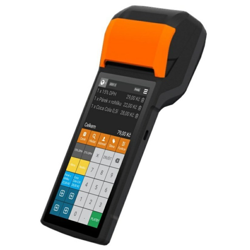 SET ProfiPAD V2 (Sunmi V2) + dokovací stanice + balení 10 ks termokotoučků