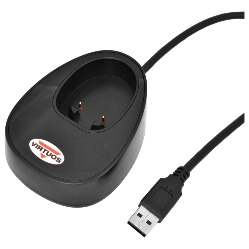 Scanner VIRTUOS HW-855A, bezdrátový se základnou USB, černý