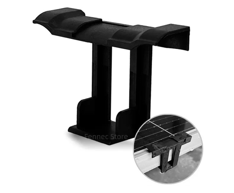 Klip pro odvod vody FV panelů 30mm, plast, černý