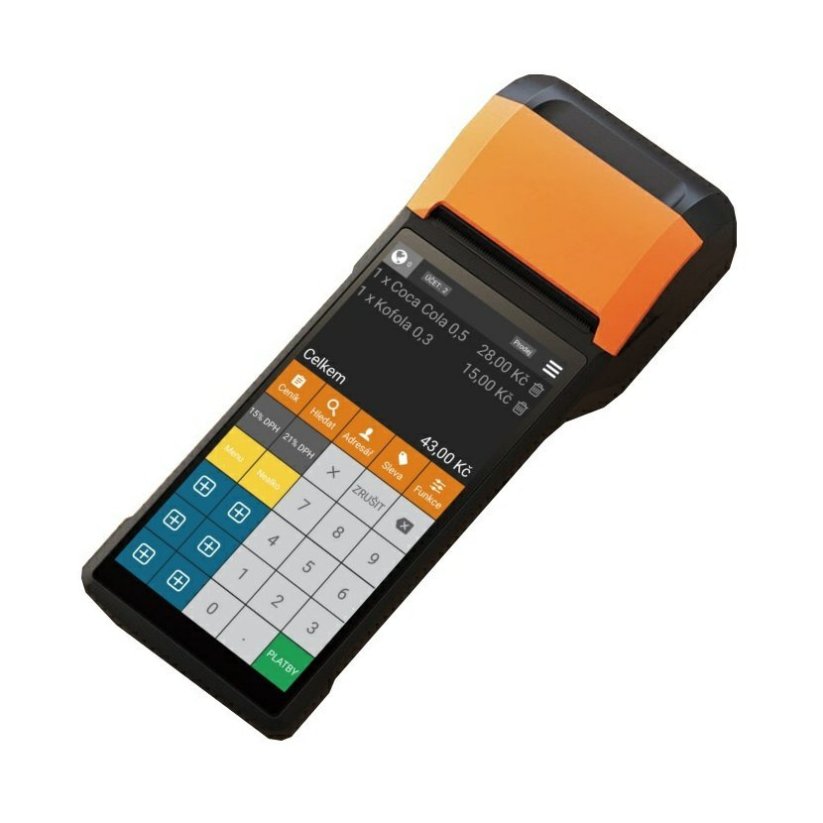 SET ProfiPAD V2 (Sunmi V2) + dokovací stanice + balení 10 ks termokotoučků