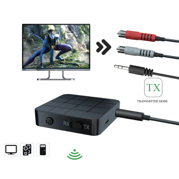 Bluetooth adaptér RX/TX, 3.5mm jack, Li-Po 200mAh