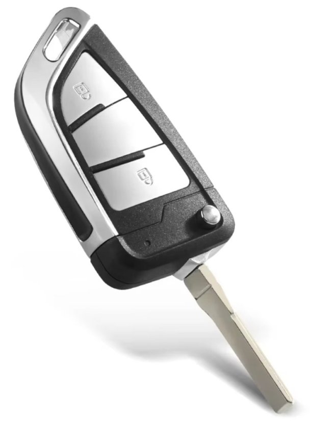 KEYYOU pouzdro klíče VW Škoda, flip, 2 tlačítka, modifikace 2