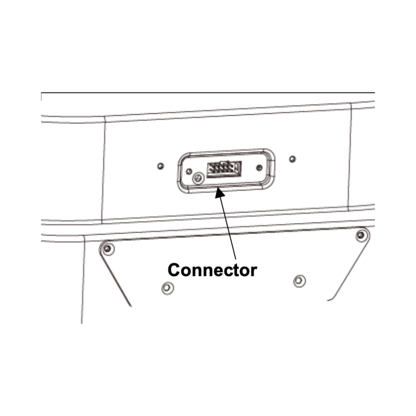 TYSSO VFD zákaznický displej pro POS-1000 (SEMI-POS-1000-VFD-R-B-P)