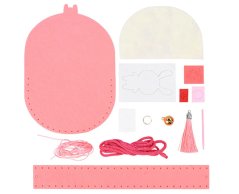 Motýlek Crossbody plstěná taška DIY, řemeslná sada pro děti