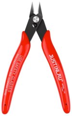 Elektro mini štípací kleště, červené, 130 mm