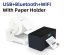 HZTZ Label Printer POS-9220, USB, WiFi, BT, termální tiskárna štítků se stojanem štítků