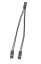 PC MB PIN kabel rozdvojka, 1x samice / 2x samec, 10cm