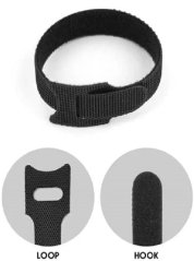 Nylonová stahovací páska kabelů 150 x 10 mm, černá
