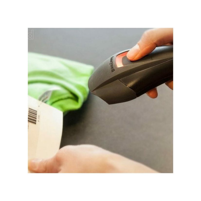 Scanner Honeywell Voyager 1400g, černý, USB, stojan