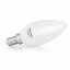 Whitenergy LED žárovka SMD2835 C37 E14 3W bílá mléčná teplá - svíčka