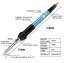 Elektrická PEN páječka 60W, černá, nastavitelná teplota, výměnné hroty, sada