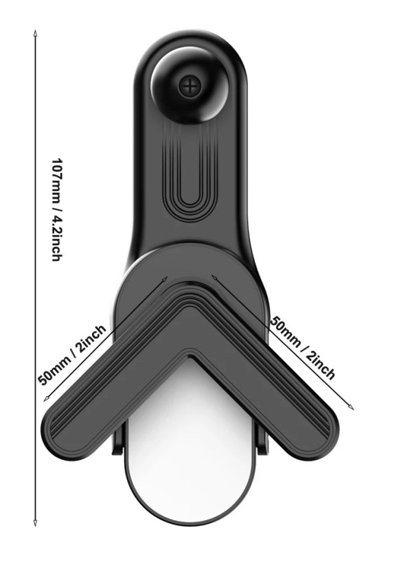 LOVMOR magnetický držák telefonu na displej, šedý