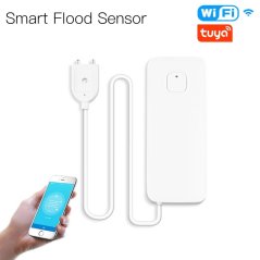 Wofea Tuya Smart WiFi detektor vody se zvukovým alarmem
