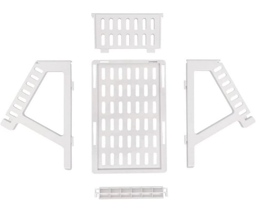 Stojan na etikety, světlý, pro role a skládané štítky, plast