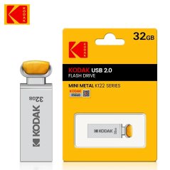KODAK 32GB flash disk, USB 2.0, s poutkem - žlutá