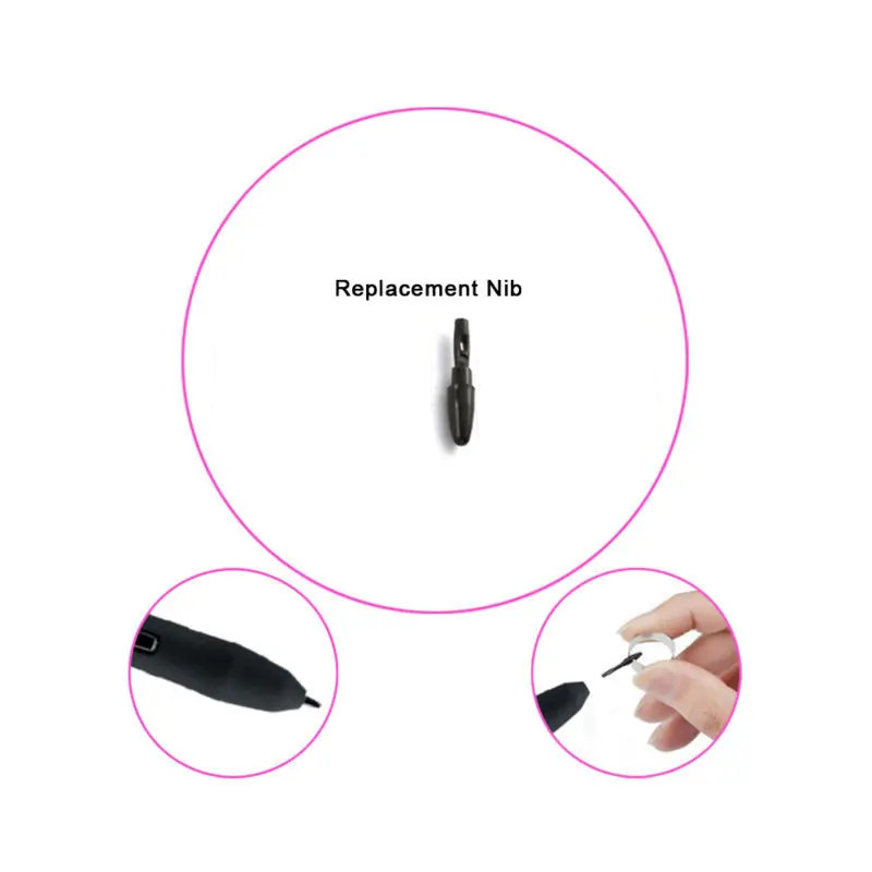 XP-PEN náhradní hrot pro pera P01, P03 a P05, černý / 1KS