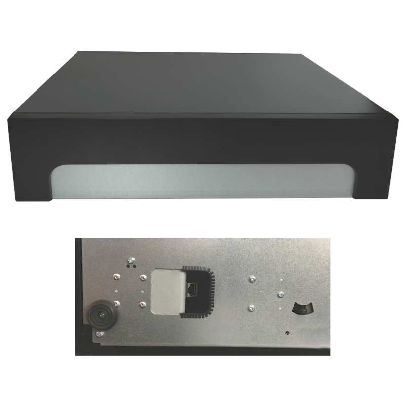 Pokladní zásuvka VIRTUOS C425C, černá, kovové držáky bankovek, s kabelem RJ12 24V, konektor RJ50, 9-24V