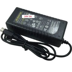 Napájecí adaptér 24V 3A 3PIN, 240V/50-60Hz