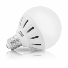 Whitenergy LED žárovka SMD2835 G95 E27 12W bílá mléčná teplá