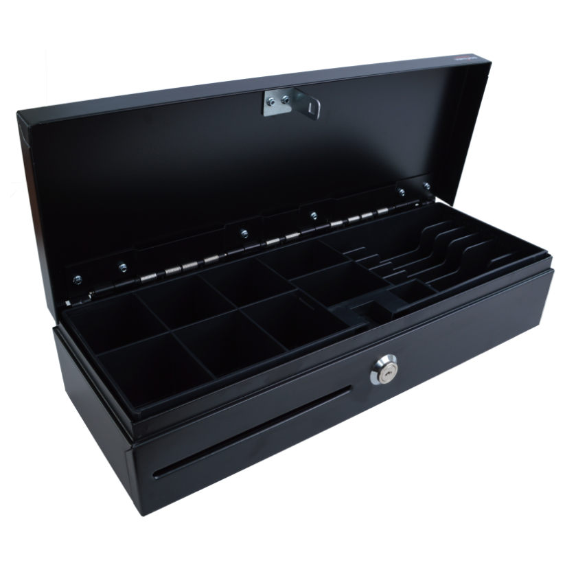 VIRTUOS flip-top FT-460C - s kabelem, se zamykacím krytem, černá