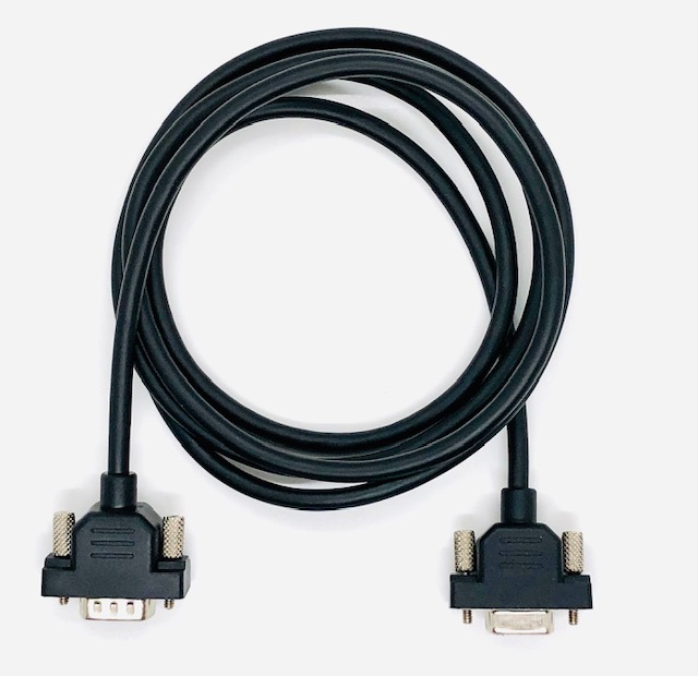 Kabel RS232, 1.5 m, mini konektor, černý, pro připojení tiskáren s rozhraním RS-232